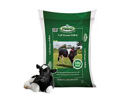 Calf starter pellets